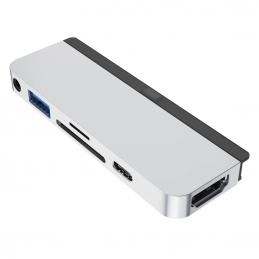 SKI - สกี จำหน่ายสินค้าหลากหลาย และคุณภาพดี | TARGUS HPD-HD319B-SILVER HyperDrive 6-in-1 USB-C Hub